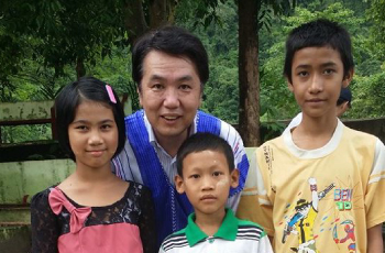 ミャンマーにて（2014年7月12日）