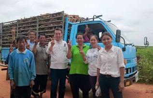 タイ王国の交流孤児院・農民さんとの交流（2015年7月18日）